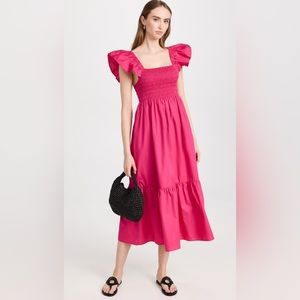 O.P.T. NWT hot pink midi maxi dress